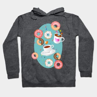 Coffee and Doughnuts Hoodie